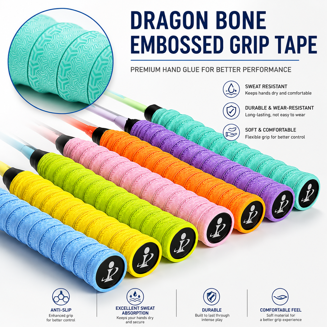 DragonGrip™ Premium Overgrip Tape